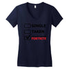 too busy playing fortnite (black) Women's V-Neck T-Shirt