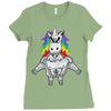 Gym Unicorn Ladies Fitted T-Shirt