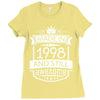 Made In 1998 And Still Awesome Ladies Fitted T-Shirt