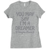 ohn lennon you may say... Ladies Fitted T-Shirt
