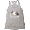 happy meowr Racerback Tank