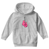 boxing gloves breast cancer Youth Hoodie