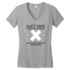 duct tape Women's V-Neck T-Shirt