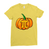 pumpkin pi Ladies Fitted T-Shirt