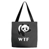 wtf panda Tote Bags