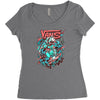 off the wall Women's Triblend Scoop T-shirt