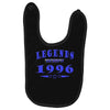 legends are born in 1996 hoodie 9 Baby Bibs
