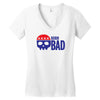 born bad Women's V-Neck T-Shirt