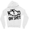 oh sh!t Zipper Hoodie