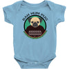 bah hum pug Baby Bodysuit