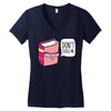 no judging! Women's V-Neck T-Shirt