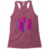 colorful nintendo Racerback Tank