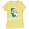 why so british Ladies Fitted T-Shirt