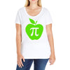 apple pi Ladies Curvy T-Shirt