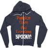 pumpkin spice and everything spooky Zipper Hoodie