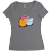 treat yo self Women's Triblend Scoop T-shirt