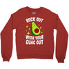 rock out with your guac out Crewneck Sweatshirt