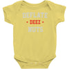 deflate deez nuts Baby Bodysuit