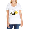 cute bee Ladies Curvy T-Shirt