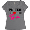 i'm her bestie Women's Triblend Scoop T-shirt