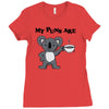 my puns are koala tee Ladies Fitted T-Shirt