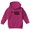 no violence against women's Youth Hoodie