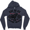 ride or die Zipper Hoodie