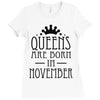 queens are born in november (2) Ladies Fitted T-Shirt