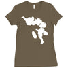 ponyo Ladies Fitted T-Shirt