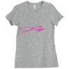jake paul signature pink Ladies Fitted T-Shirt