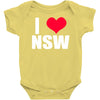 i heart nsw Baby Onesie
