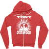 guitar god t shirt personalised guitarists Zipper Hoodie