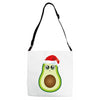santa avocado Adjustable Strap Totes