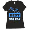 proud cat dad Ladies Fitted T-Shirt