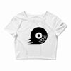 beat jet grind radio yellow Crop Top