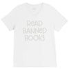 read banned books V-Neck Tee