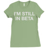i'm still in beta Ladies Fitted T-Shirt