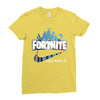 Just Play It Fortnite Ladies Fitted T-Shirt