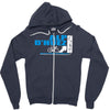 tour de france alp d'huez cycling Zipper Hoodie