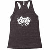 trag&ouml;die theater Racerback Tank