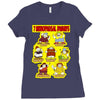 7 menopausal dwarfs, ideal gift or birthday present. Ladies Fitted T-Shirt