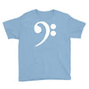bass cleff funny Youth Tee