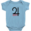 moment red Baby Bodysuit