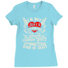 i'm not just a tattooed mom i,m a big cup Ladies Fitted T-Shirt