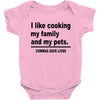 i like cooking Baby Bodysuit