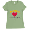 teaching is a work of heart Ladies Fitted T-Shirt