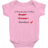 a woodworker's Baby Bodysuit