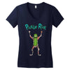 pickle rick Women's V-Neck T-Shirt