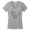 my design Women's V-Neck T-Shirt