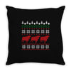 cow christmas Throw Pillow
